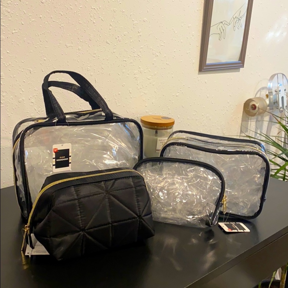 Clear Brand New Makeup Bags!